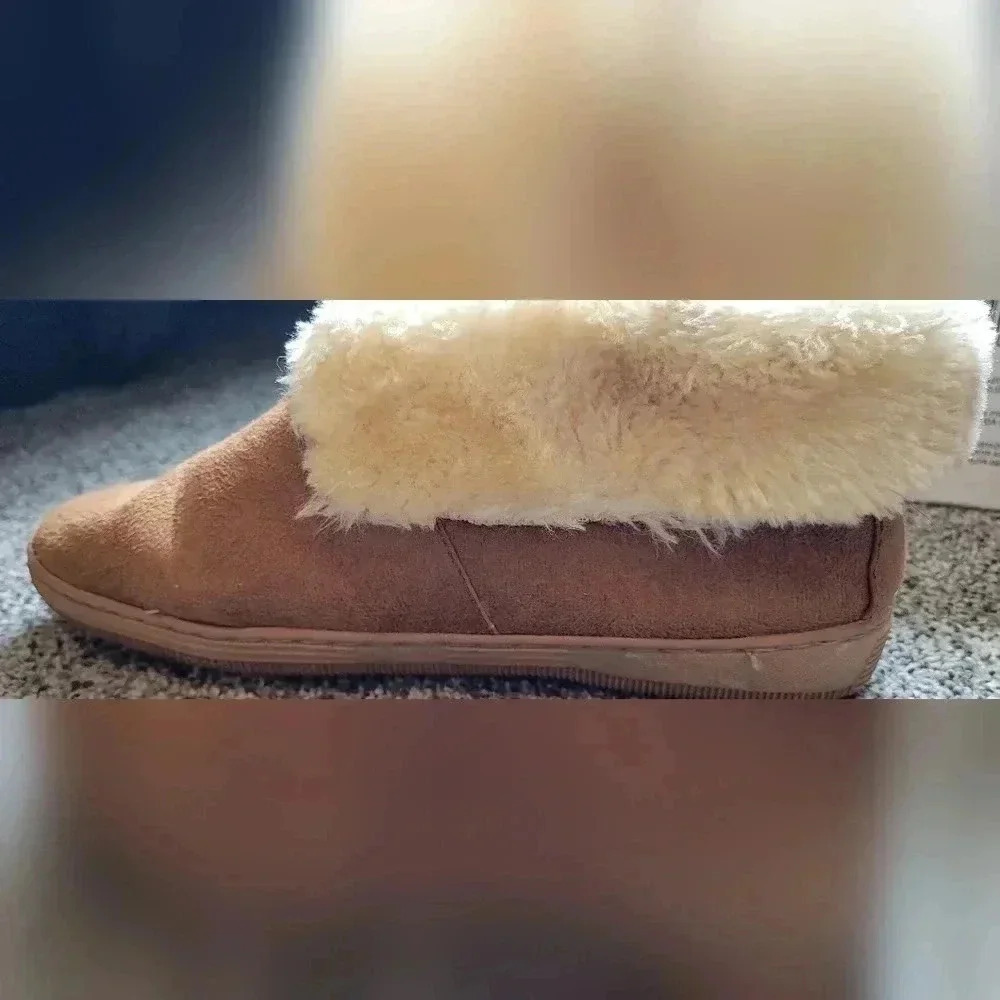 Apres by Lamo genuine Merino wool Booties slip resistant mens size 7 Or Women 5 - Picture 7 of 13